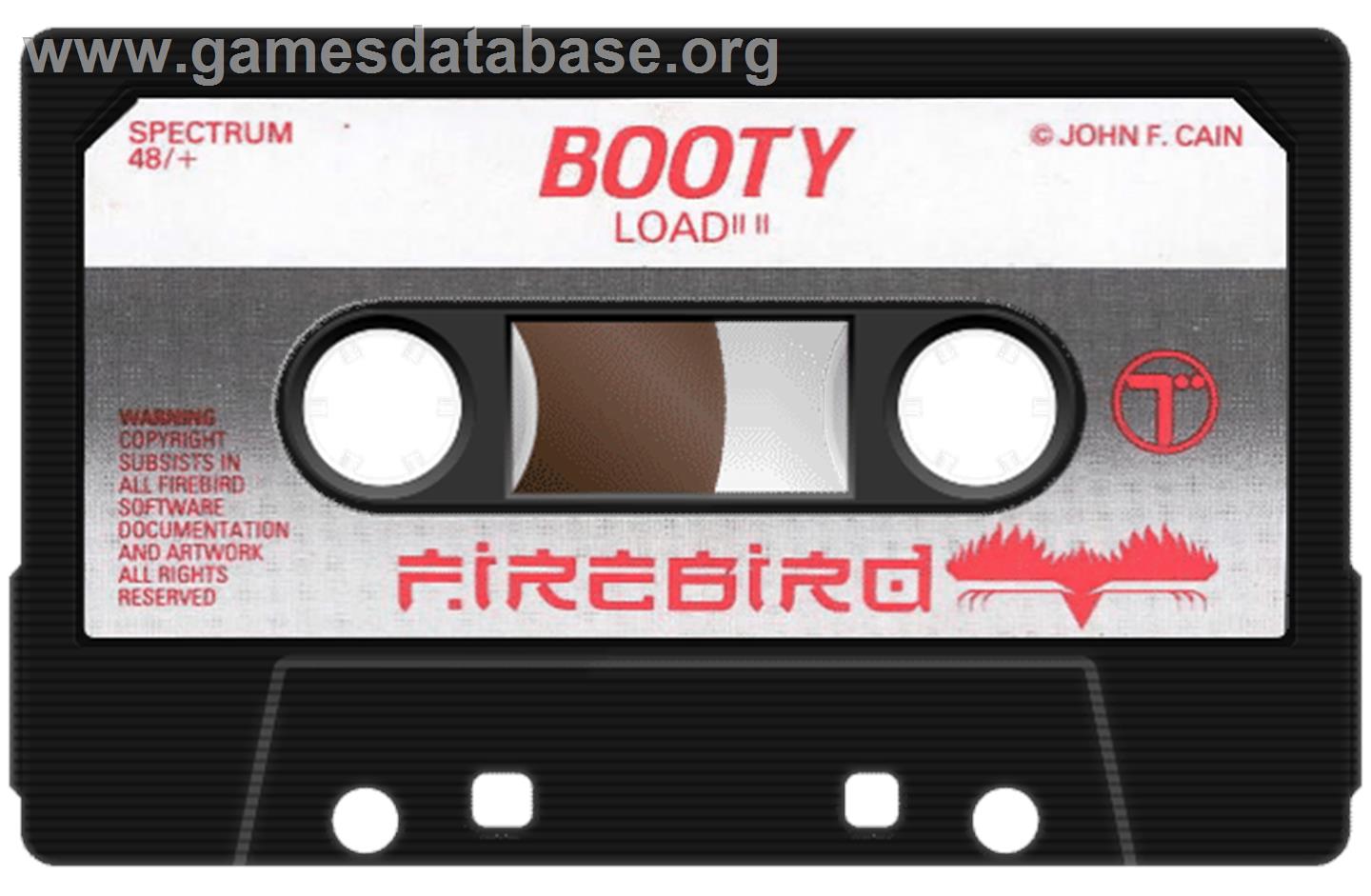 Booty - Sinclair ZX Spectrum - Artwork - Cartridge