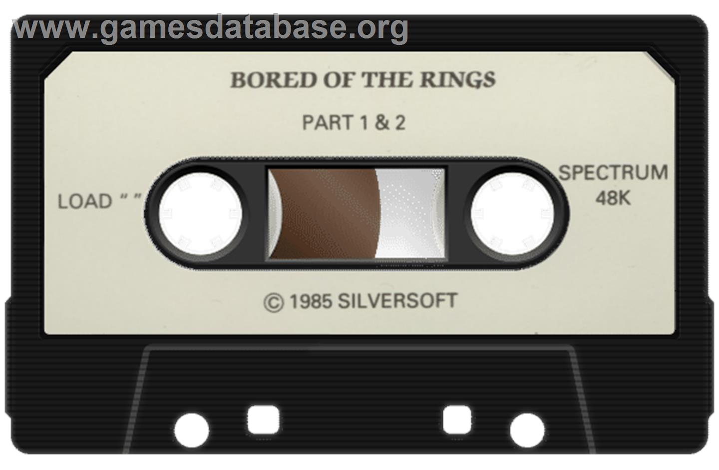 Bored Of The Rings - Sinclair ZX Spectrum - Artwork - Cartridge