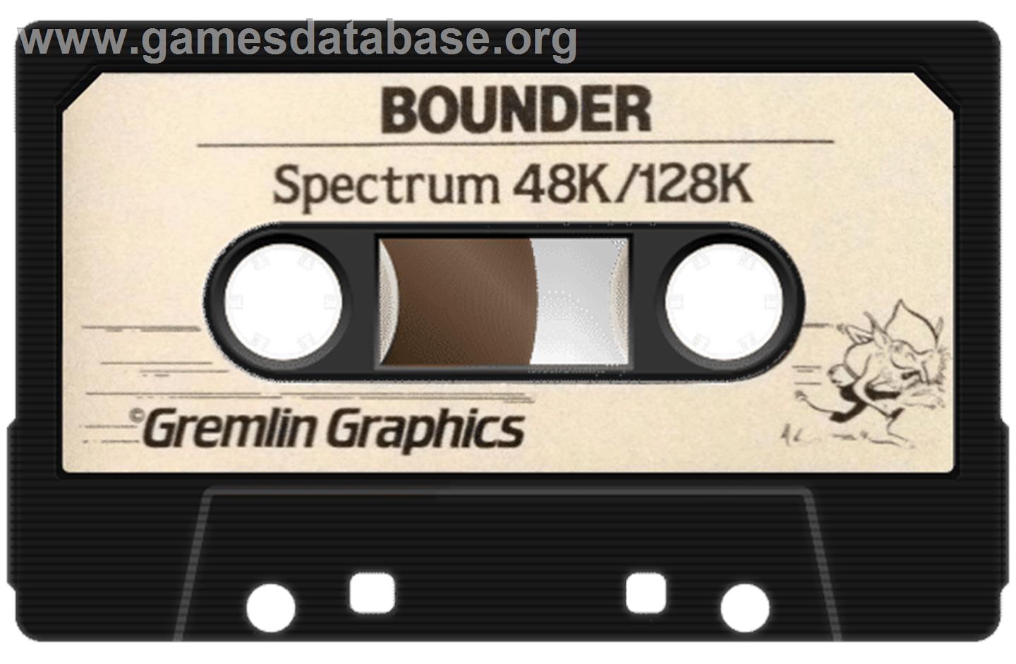 Bounder - Sinclair ZX Spectrum - Artwork - Cartridge