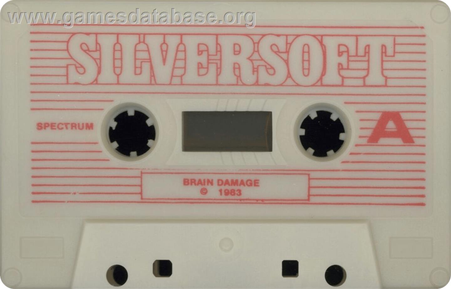 Brain Damage - Sinclair ZX Spectrum - Artwork - Cartridge
