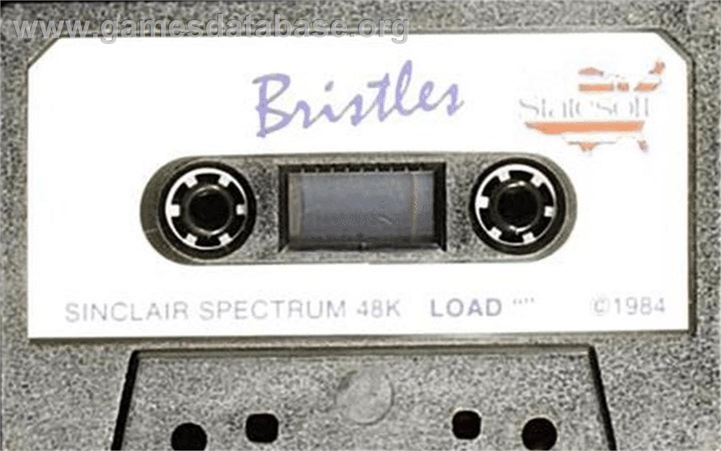Bristles - Sinclair ZX Spectrum - Artwork - Cartridge