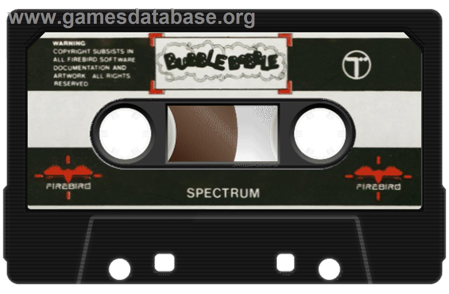 Bubble Bobble - Sinclair ZX Spectrum - Artwork - Cartridge