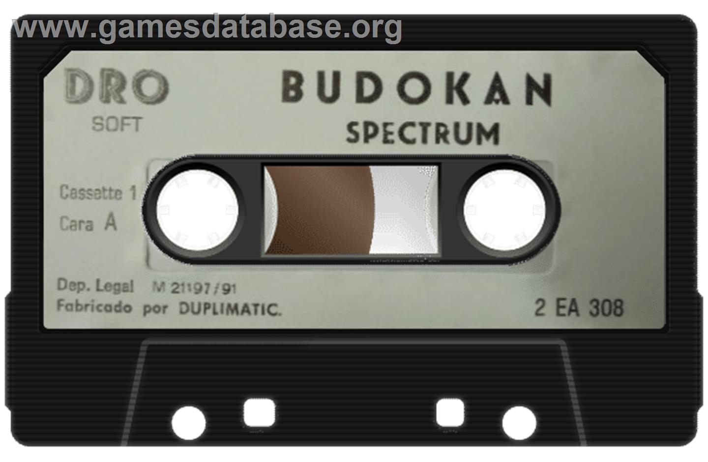 Budokan: The Martial Spirit - Sinclair ZX Spectrum - Artwork - Cartridge