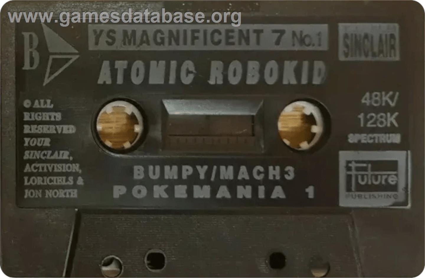 Bumpy - Sinclair ZX Spectrum - Artwork - Cartridge