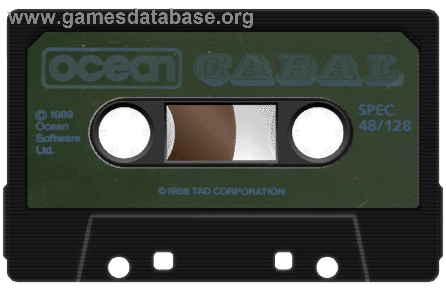 Cabal - Sinclair ZX Spectrum - Artwork - Cartridge