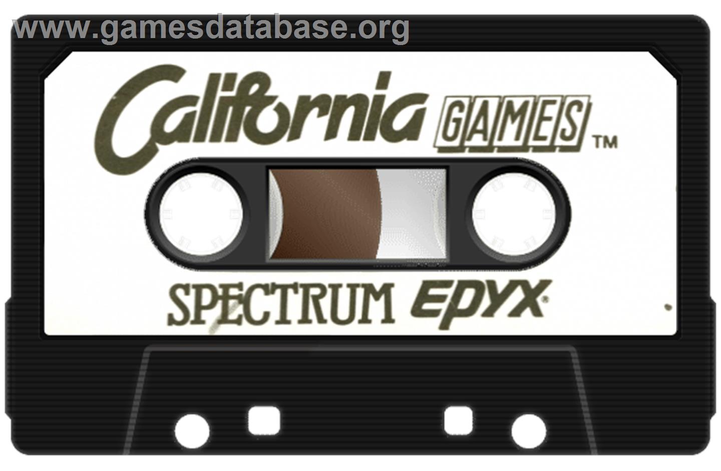 California Games - Sinclair ZX Spectrum - Artwork - Cartridge