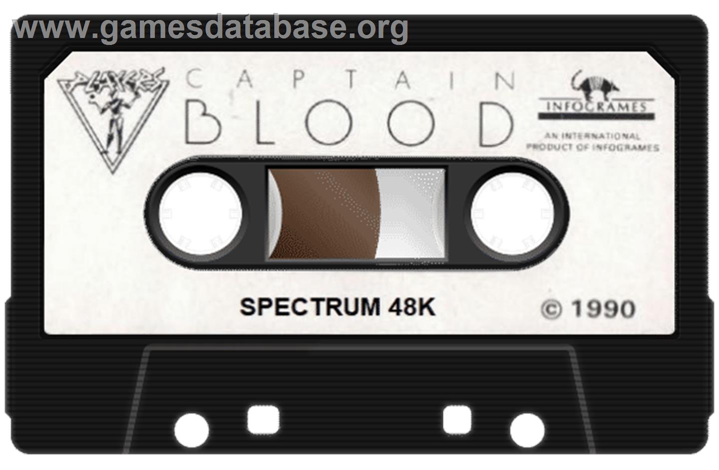 Captain Blood - Sinclair ZX Spectrum - Artwork - Cartridge