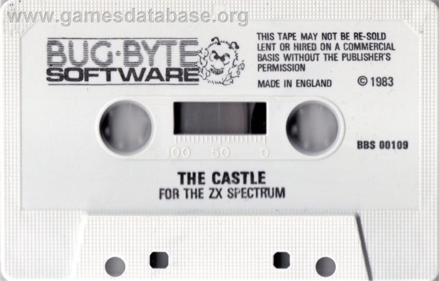 Castle - Sinclair ZX Spectrum - Artwork - Cartridge