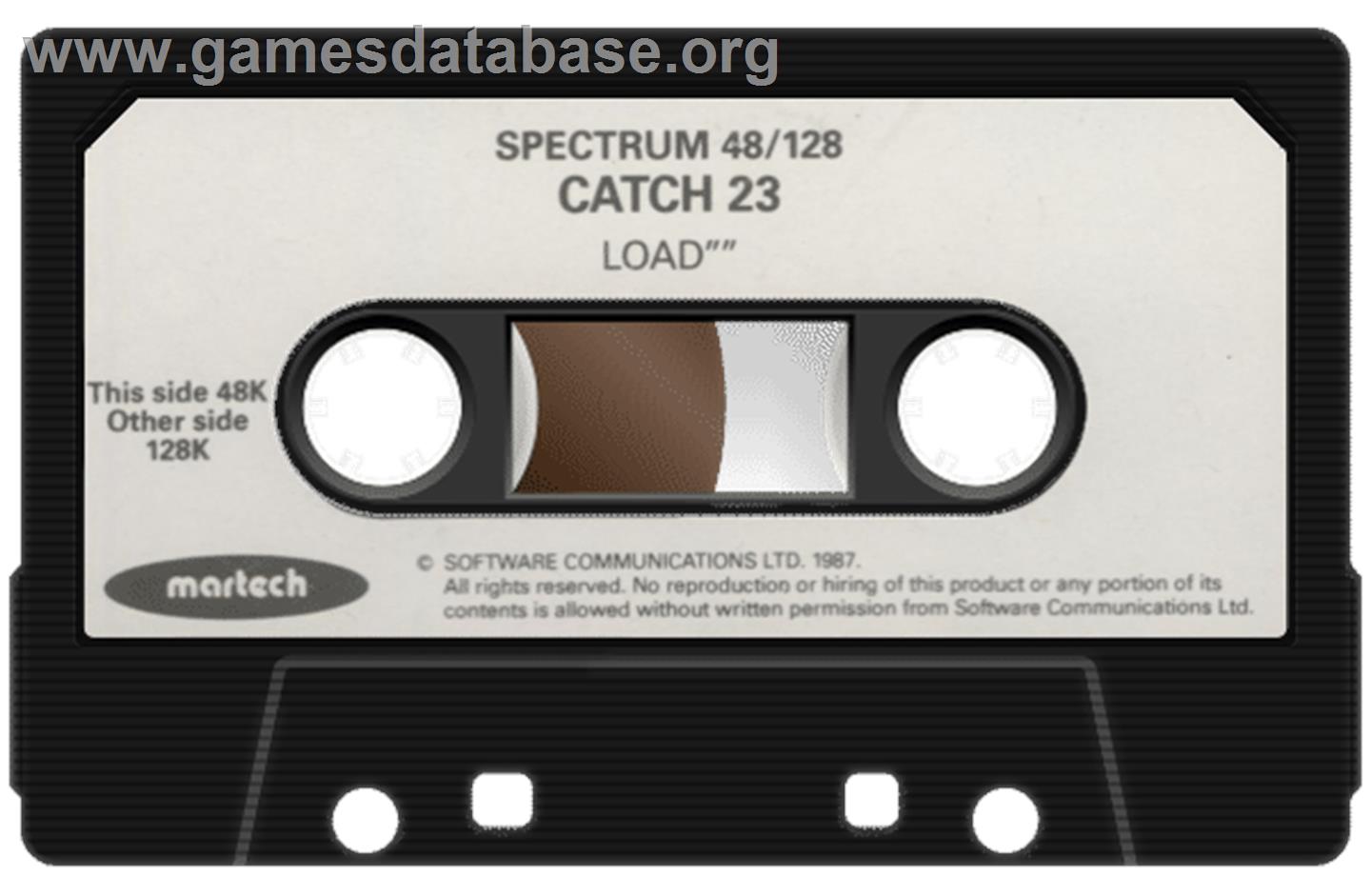 Catch 23 - Sinclair ZX Spectrum - Artwork - Cartridge