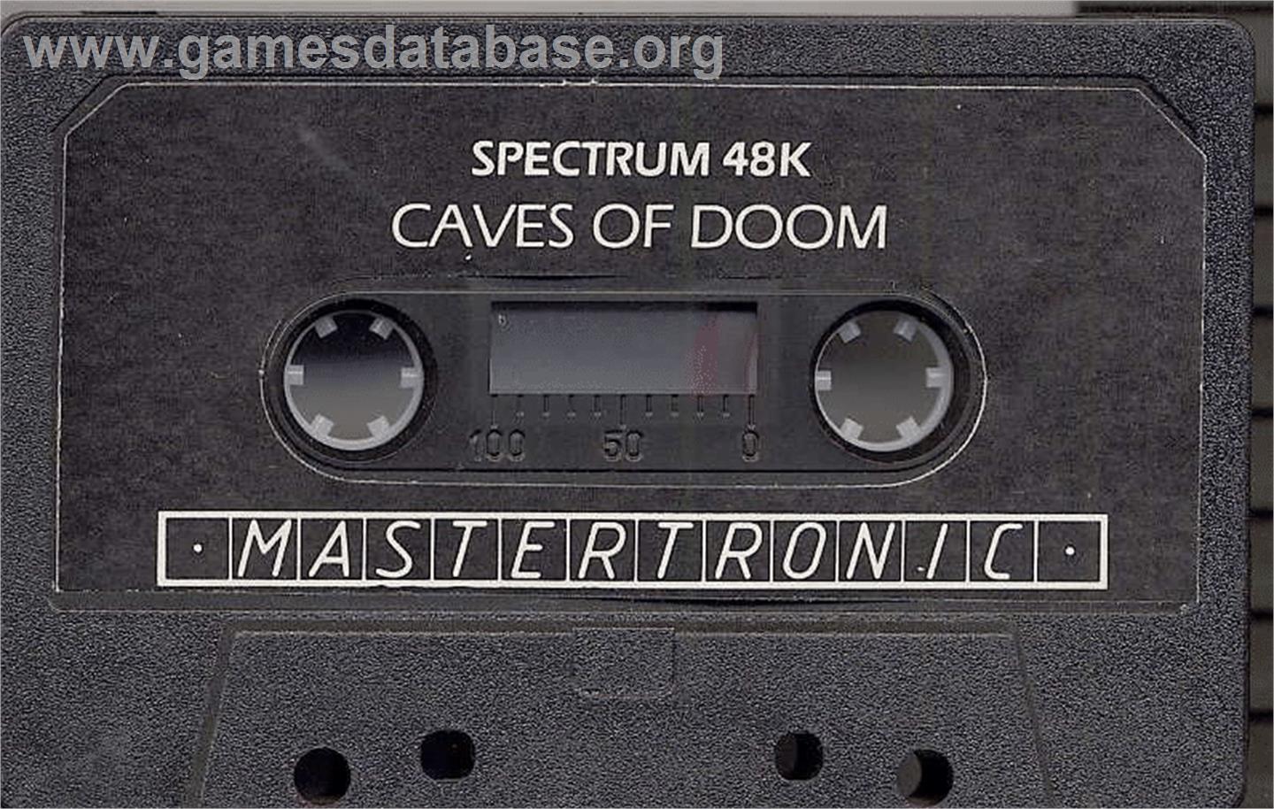 Caves of Doom - Sinclair ZX Spectrum - Artwork - Cartridge