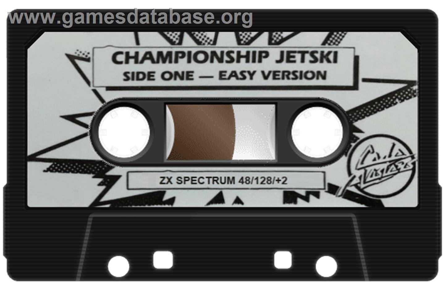 Championship Jet Ski Simulator - Sinclair ZX Spectrum - Artwork - Cartridge
