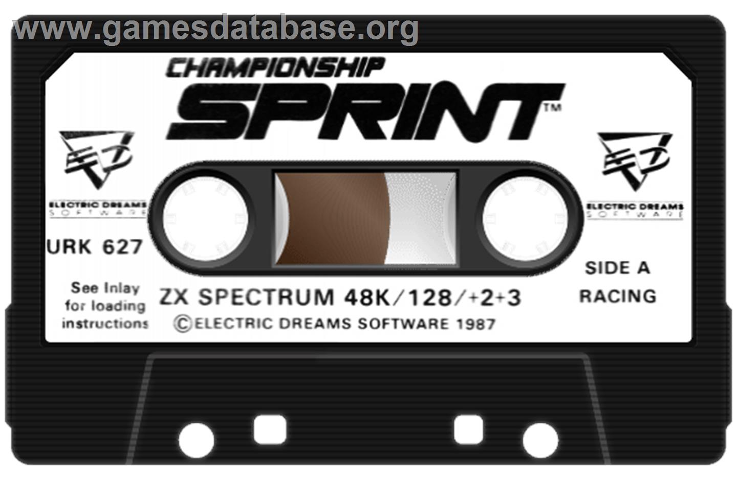 Championship Sprint - Sinclair ZX Spectrum - Artwork - Cartridge