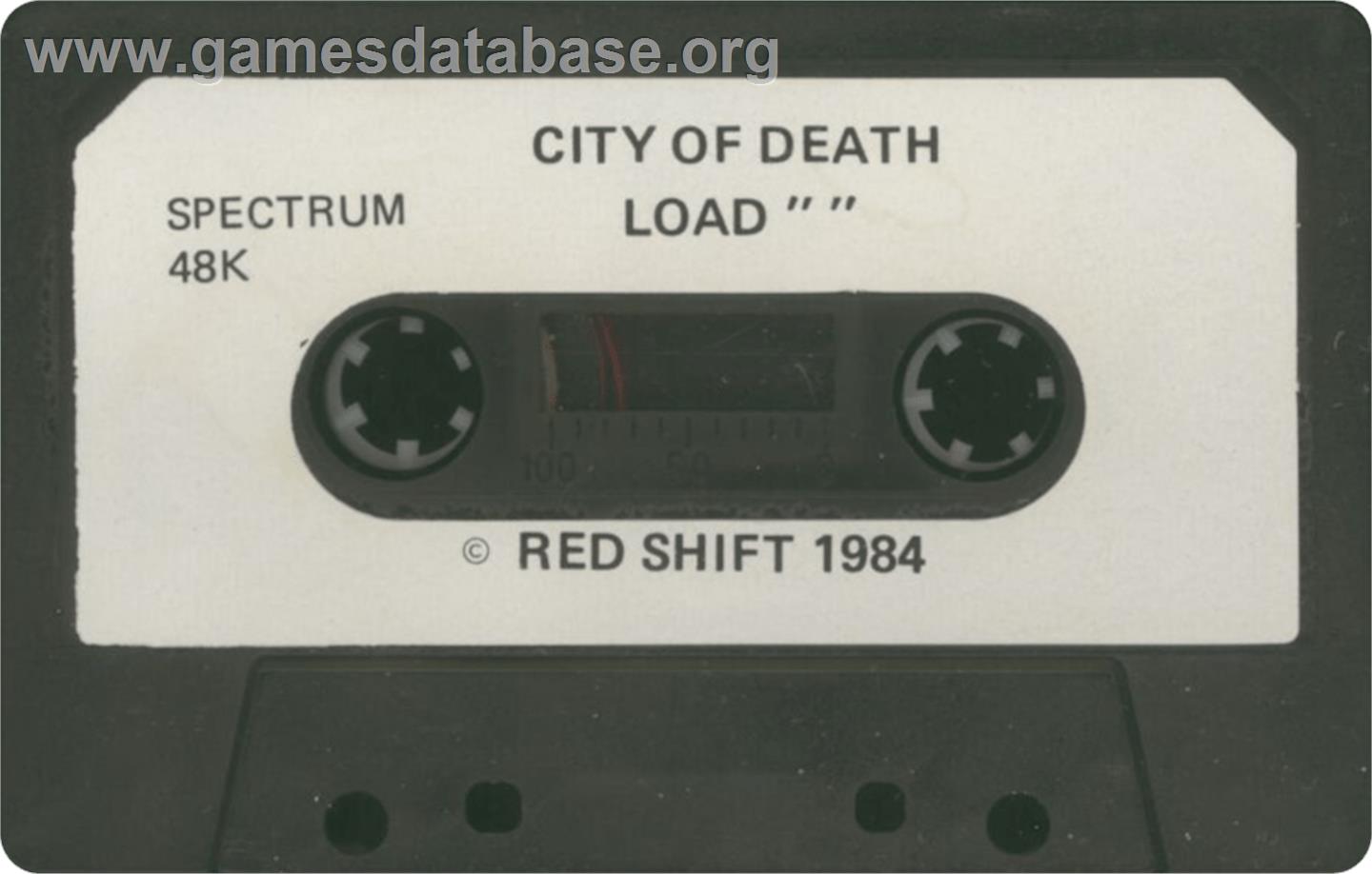 City Of Death - Sinclair ZX Spectrum - Artwork - Cartridge