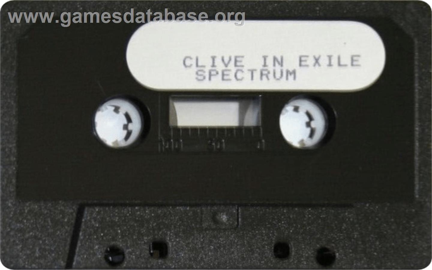 Clive In Exile - Sinclair ZX Spectrum - Artwork - Cartridge