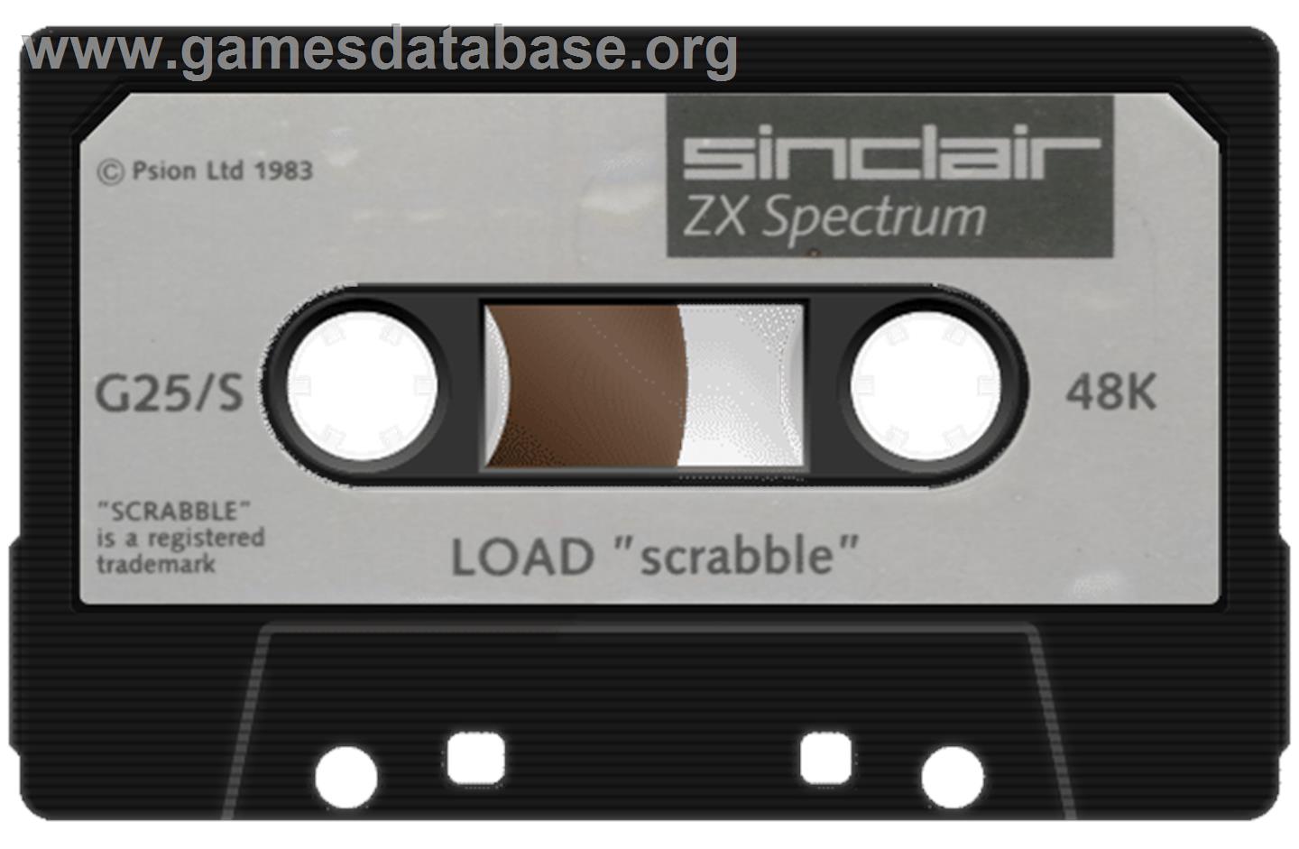 Computer Scrabble De Luxe - Sinclair ZX Spectrum - Artwork - Cartridge