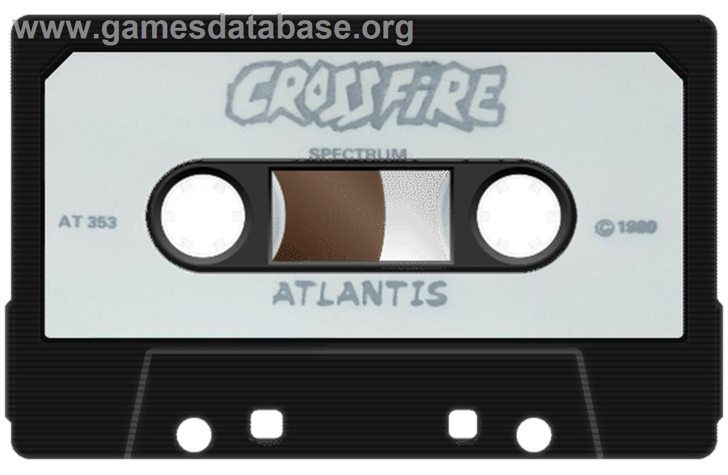 Crossfire - Sinclair ZX Spectrum - Artwork - Cartridge
