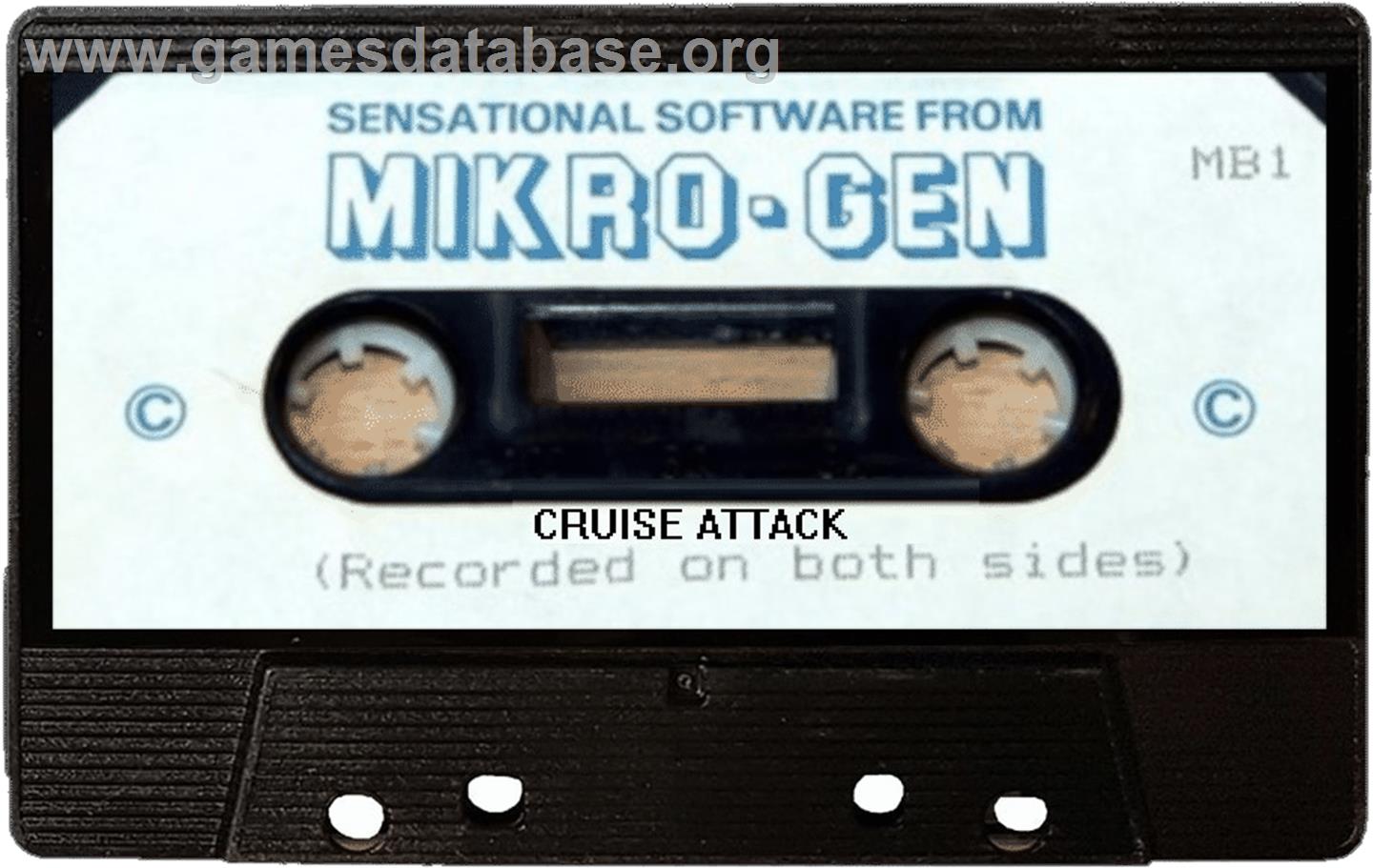 Cruise Attack - Sinclair ZX Spectrum - Artwork - Cartridge