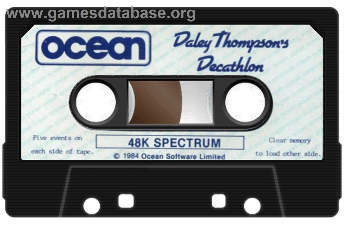 Daley Thompson's Decathlon - Sinclair ZX Spectrum - Artwork - Cartridge