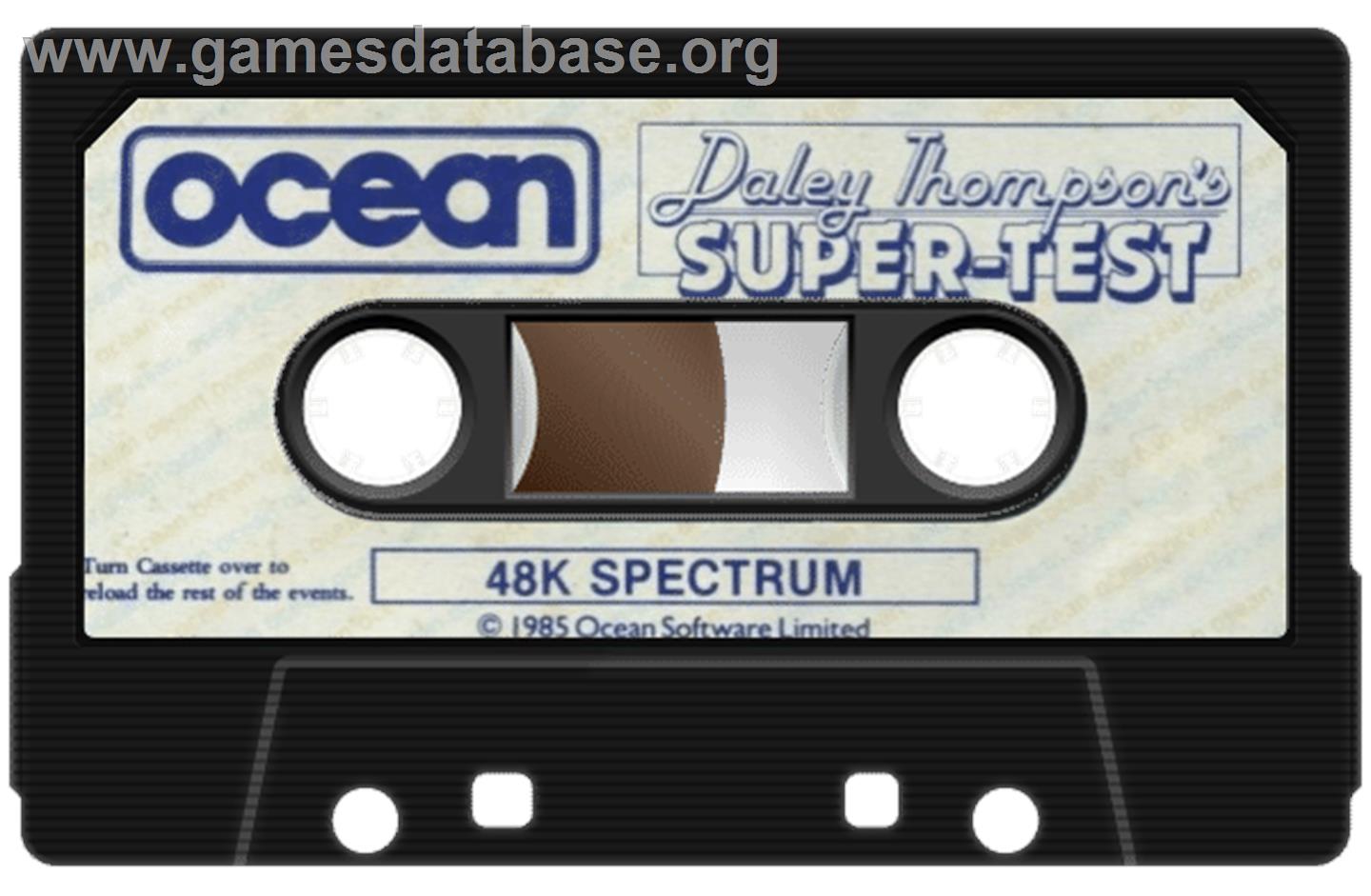 Daley Thompson's Super-test - Sinclair ZX Spectrum - Artwork - Cartridge