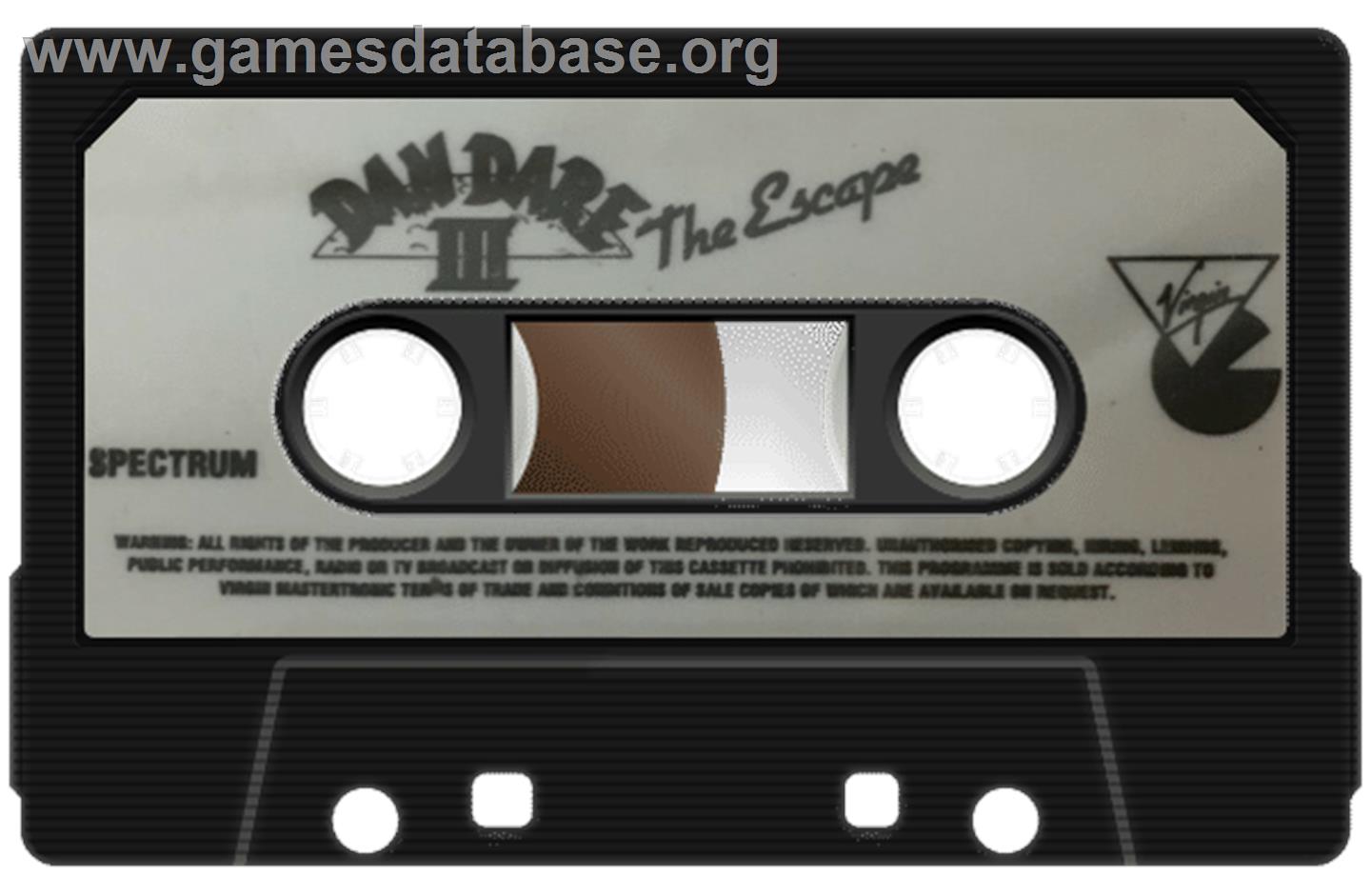 Dan Dare III: The Escape - Sinclair ZX Spectrum - Artwork - Cartridge