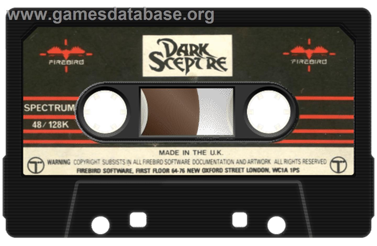 Dark Sceptre - Sinclair ZX Spectrum - Artwork - Cartridge