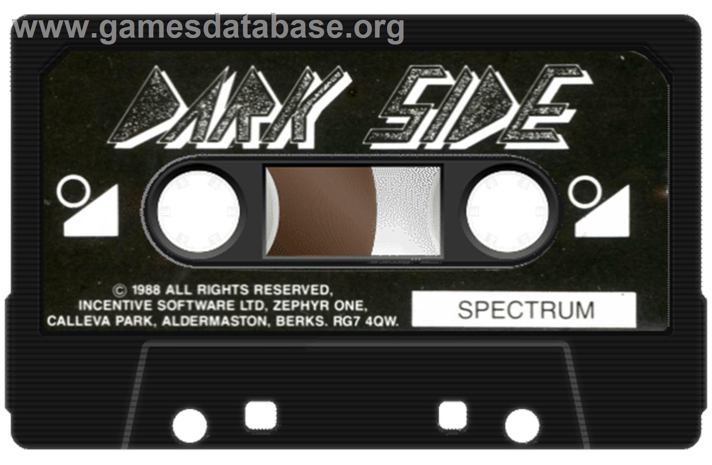Dark Side - Sinclair ZX Spectrum - Artwork - Cartridge