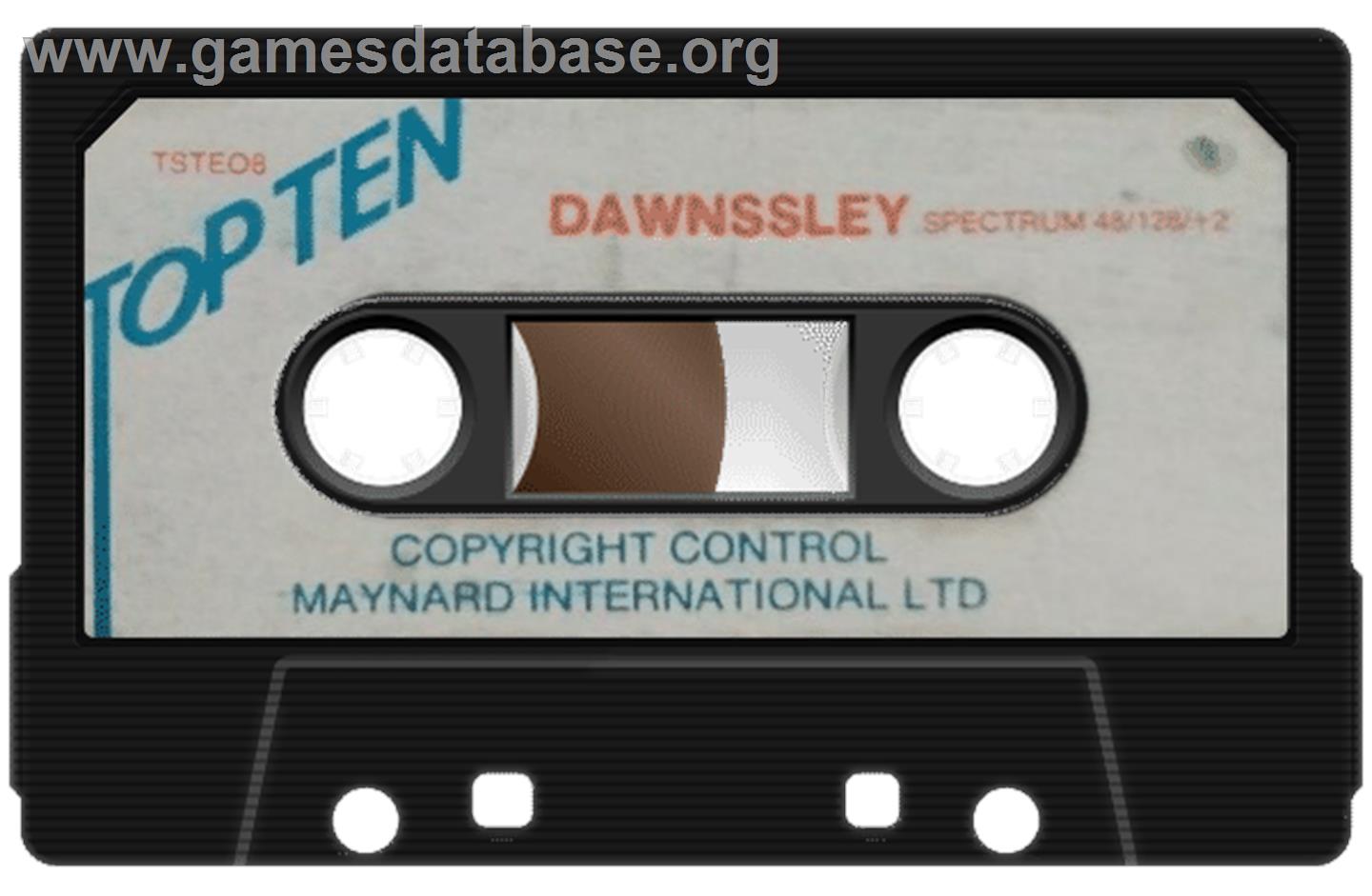Dawnssley - Sinclair ZX Spectrum - Artwork - Cartridge