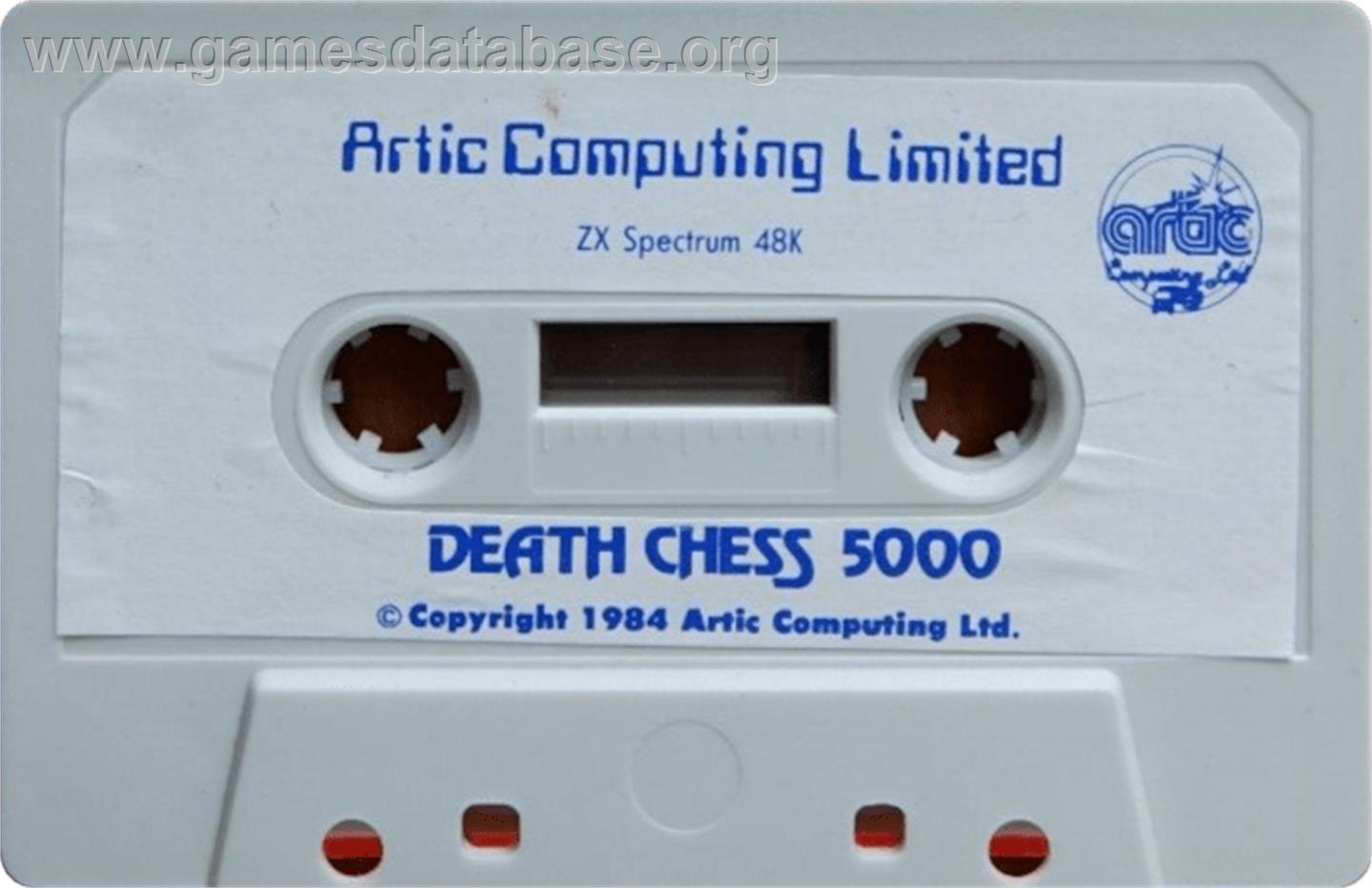 Death Chess 5000 - Sinclair ZX Spectrum - Artwork - Cartridge