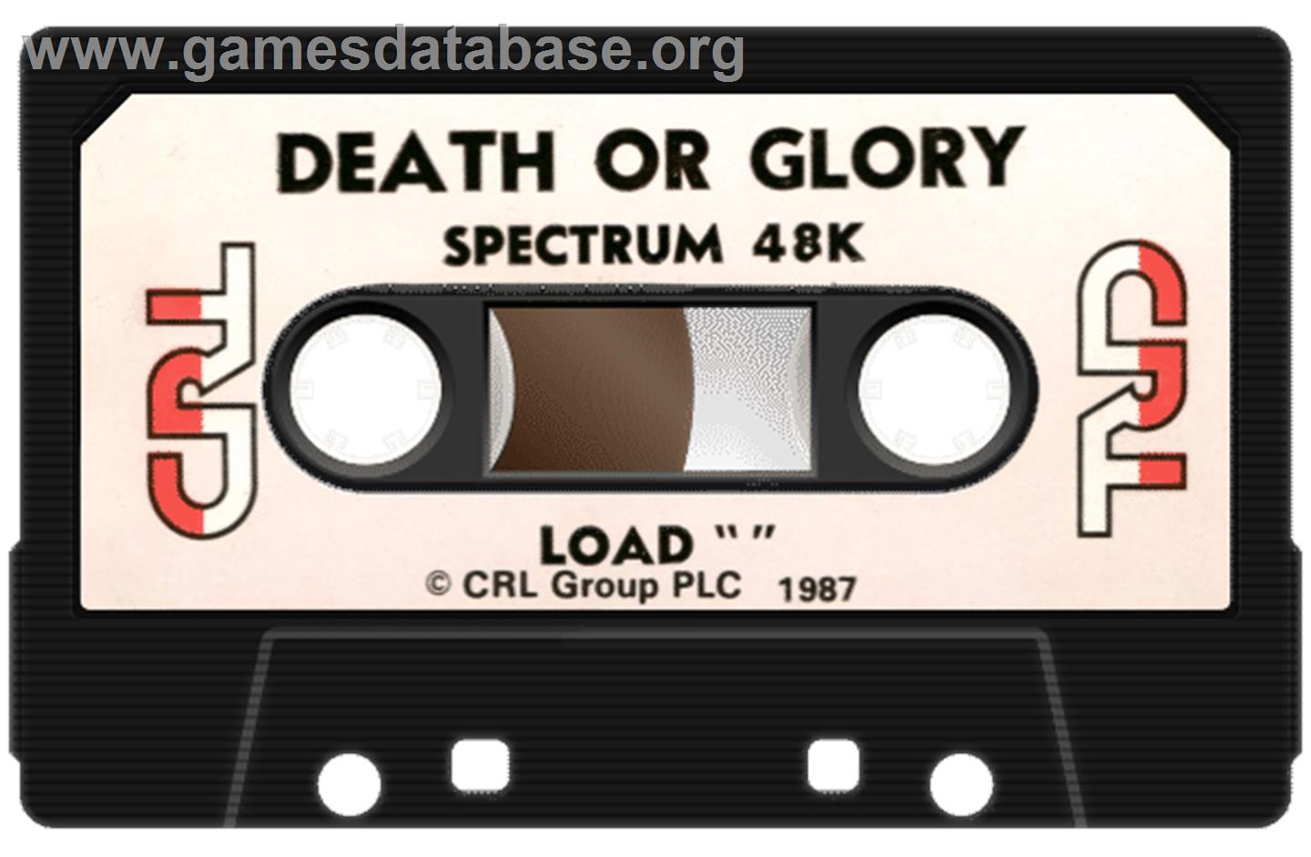 Death or Glory - Sinclair ZX Spectrum - Artwork - Cartridge