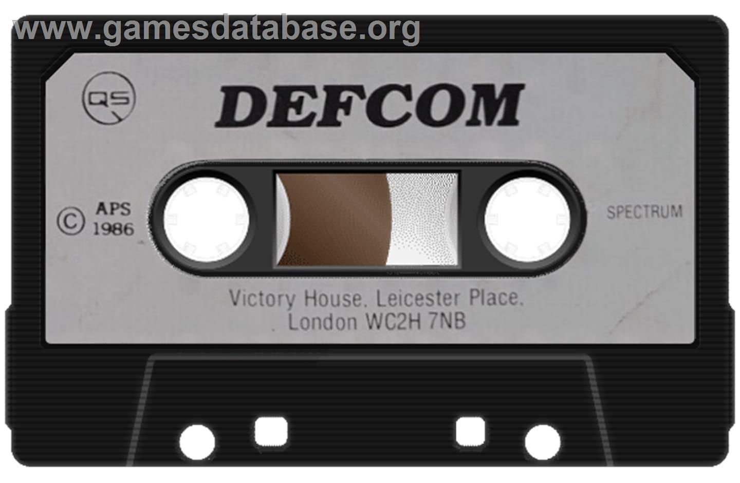 Defcom 1 - Sinclair ZX Spectrum - Artwork - Cartridge