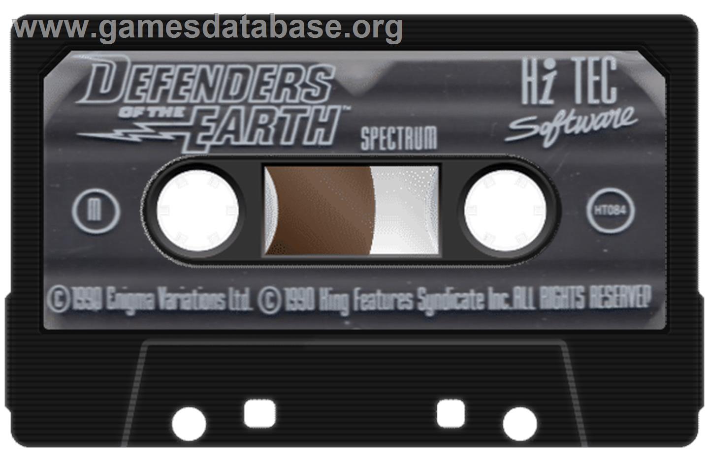 Defenders of the Earth - Sinclair ZX Spectrum - Artwork - Cartridge