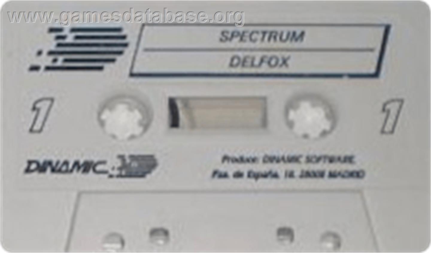 Delfox - Sinclair ZX Spectrum - Artwork - Cartridge