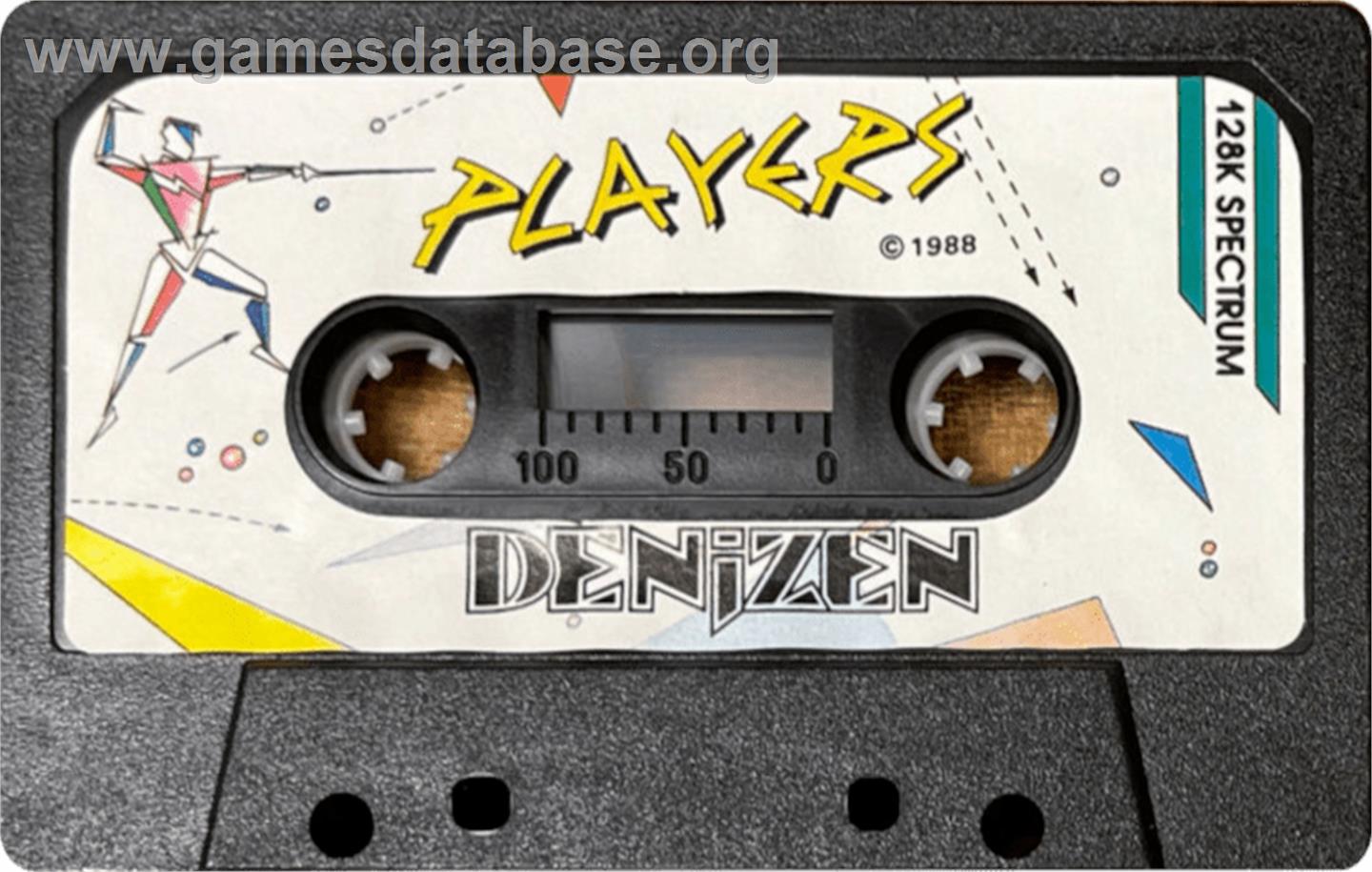 Denizen - Sinclair ZX Spectrum - Artwork - Cartridge