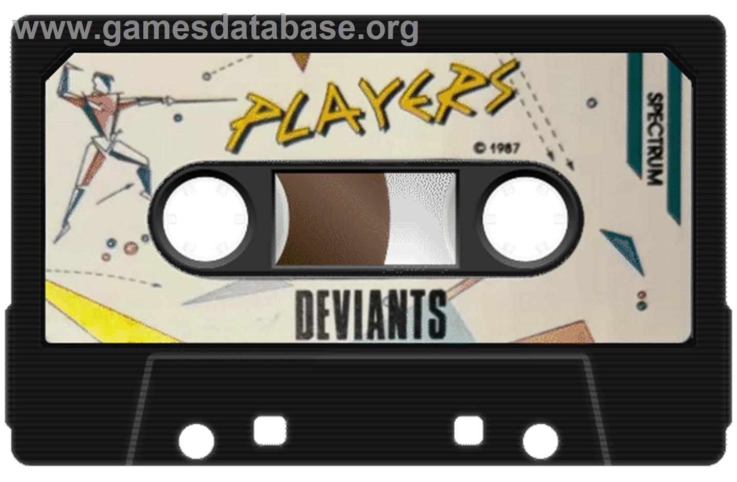 Deviants - Sinclair ZX Spectrum - Artwork - Cartridge