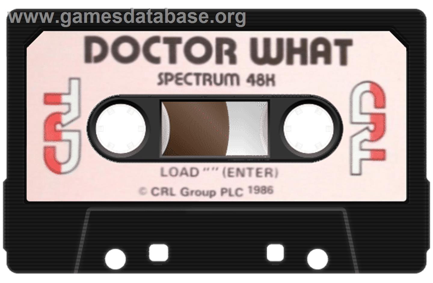 Doctor What! - Sinclair ZX Spectrum - Artwork - Cartridge