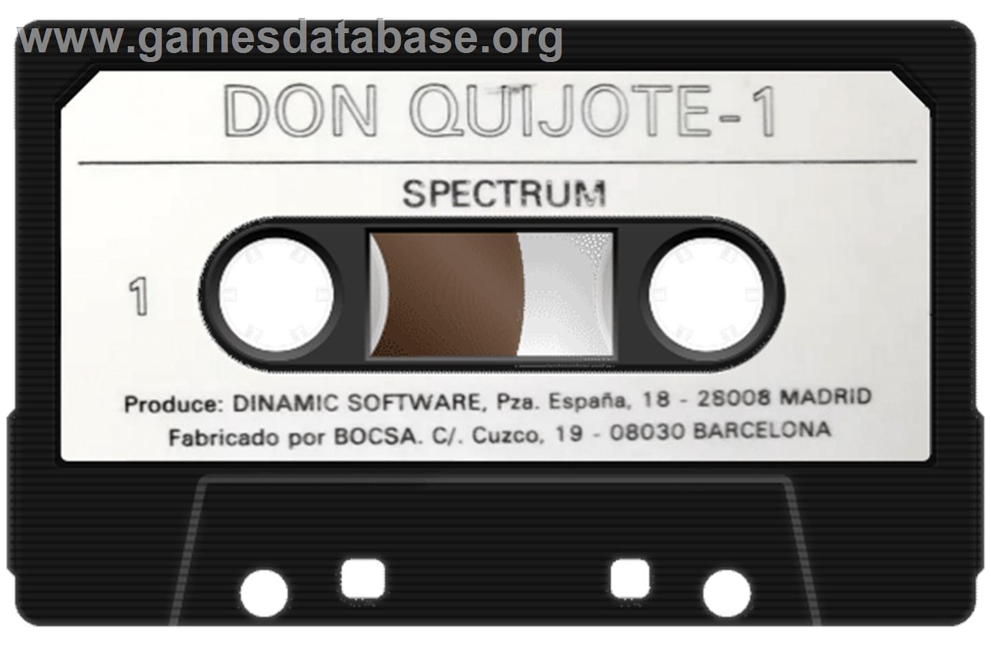 Don Quijote - Sinclair ZX Spectrum - Artwork - Cartridge