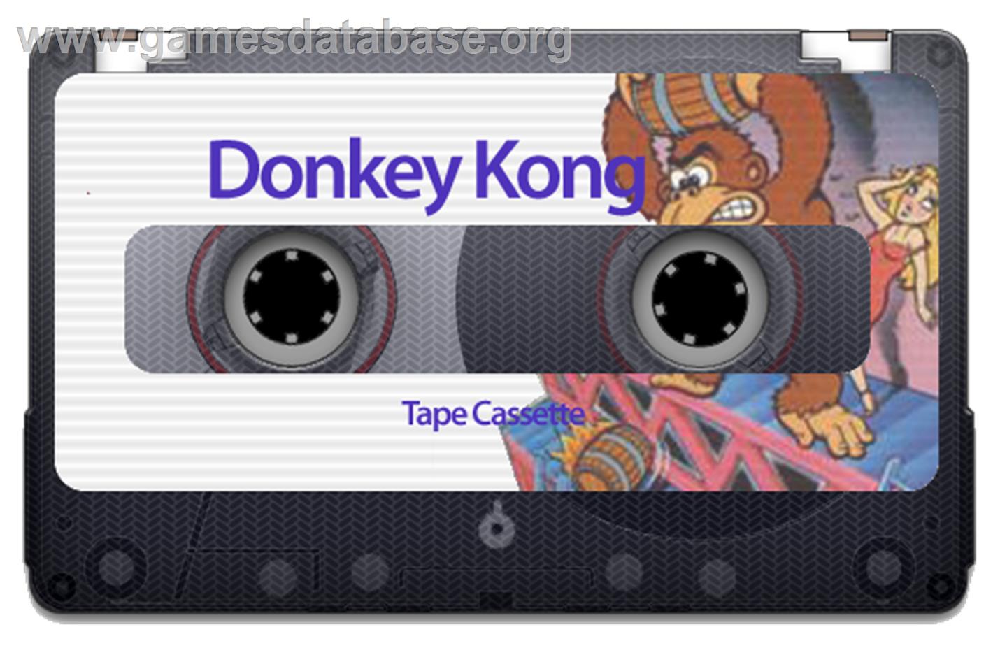 Donkey Kong - Sinclair ZX Spectrum - Artwork - Cartridge