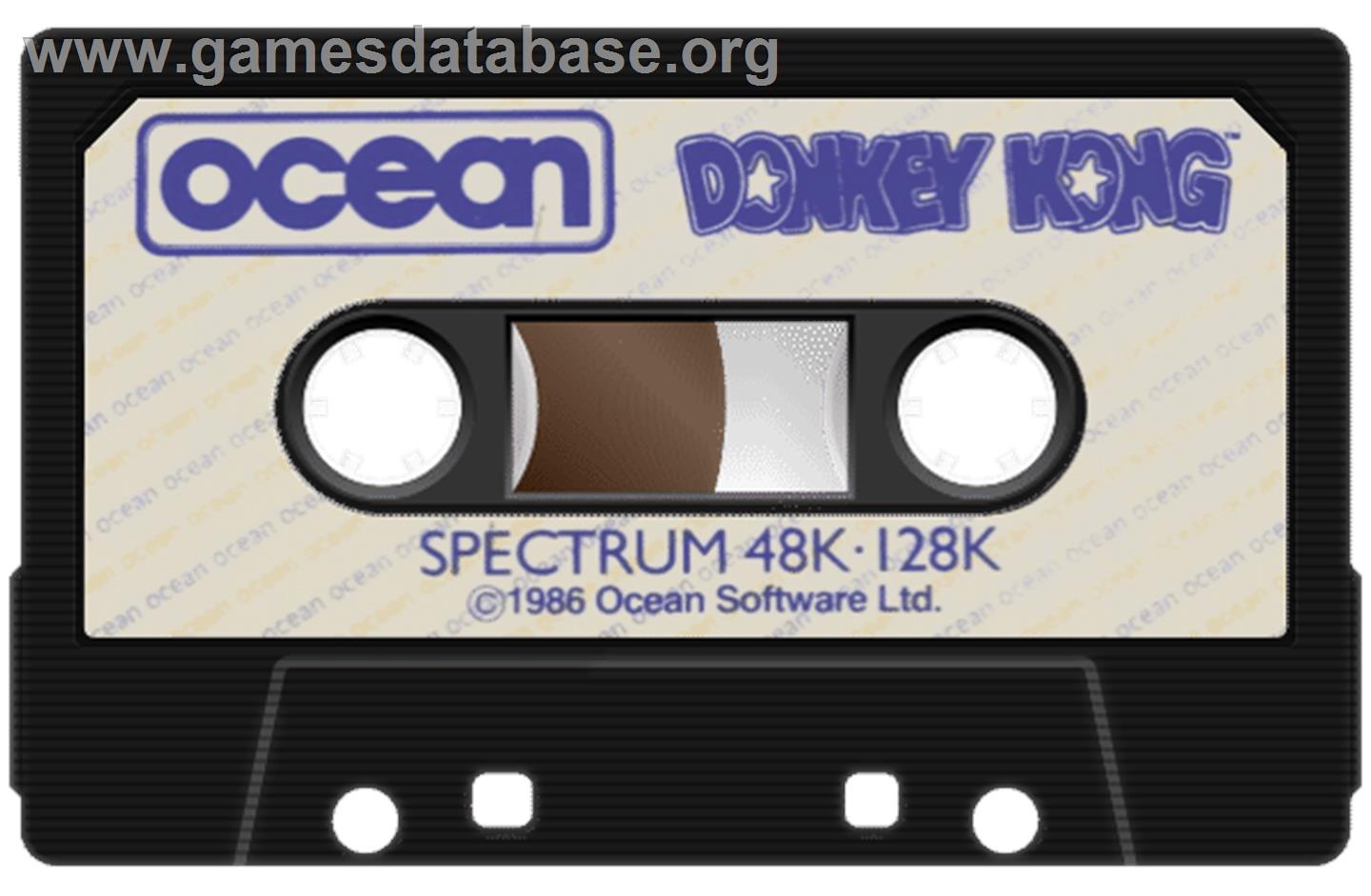 Donkey Kong - Sinclair ZX Spectrum - Artwork - Cartridge