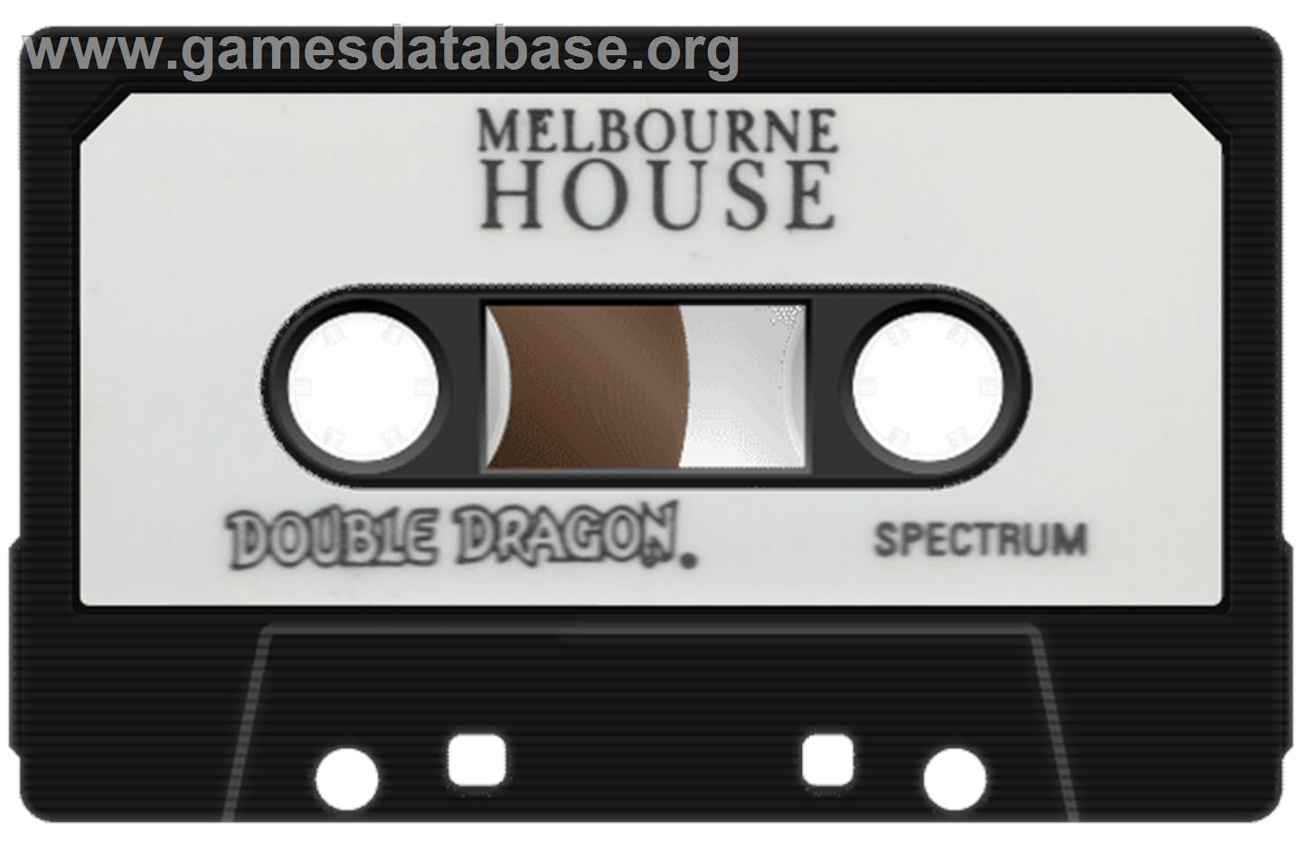 Double Dragon - Sinclair ZX Spectrum - Artwork - Cartridge