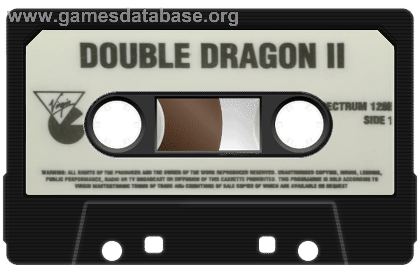 Double Dragon II: The Revenge - Sinclair ZX Spectrum - Artwork - Cartridge