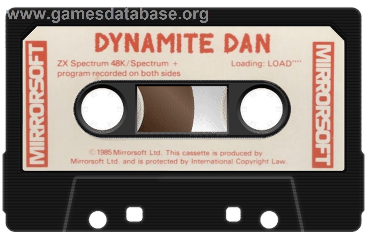 Dynamite Dan - Sinclair ZX Spectrum - Artwork - Cartridge