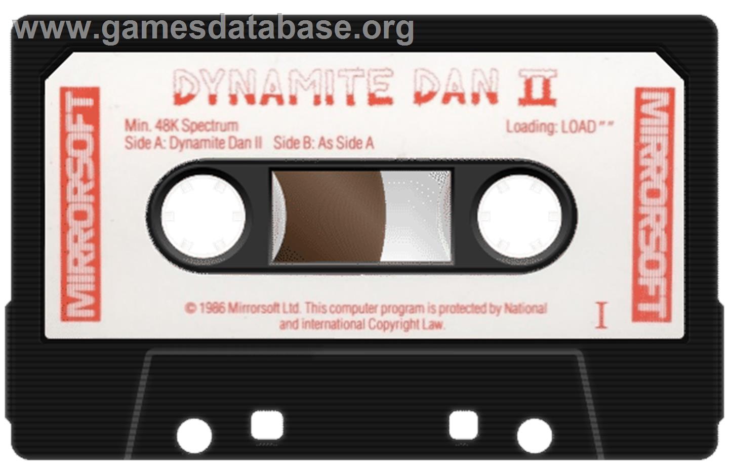 Dynamite Dan 2 - Sinclair ZX Spectrum - Artwork - Cartridge