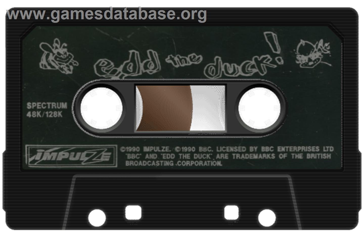 Edd the Duck! - Sinclair ZX Spectrum - Artwork - Cartridge