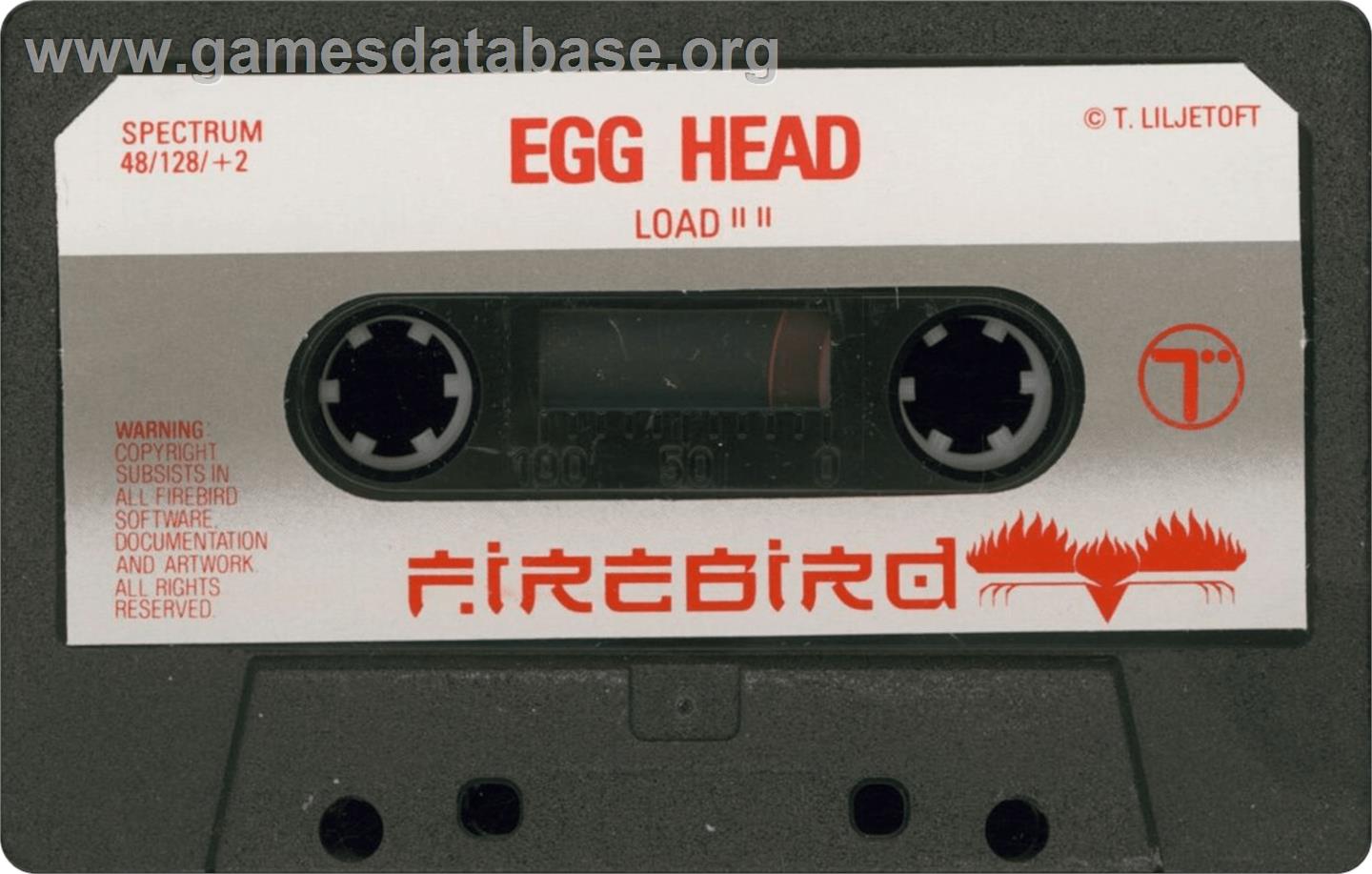 Egg Head - Sinclair ZX Spectrum - Artwork - Cartridge
