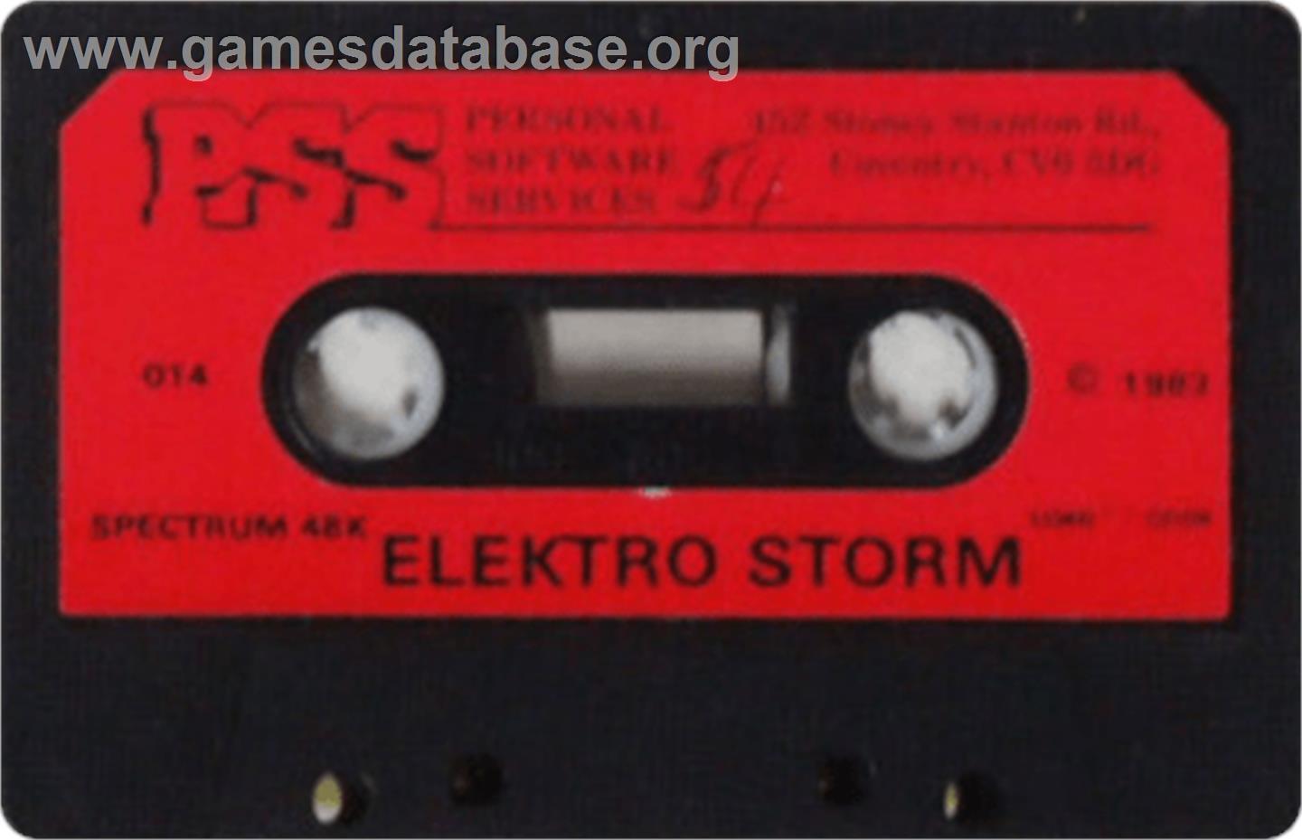 Elektro Storm - Sinclair ZX Spectrum - Artwork - Cartridge