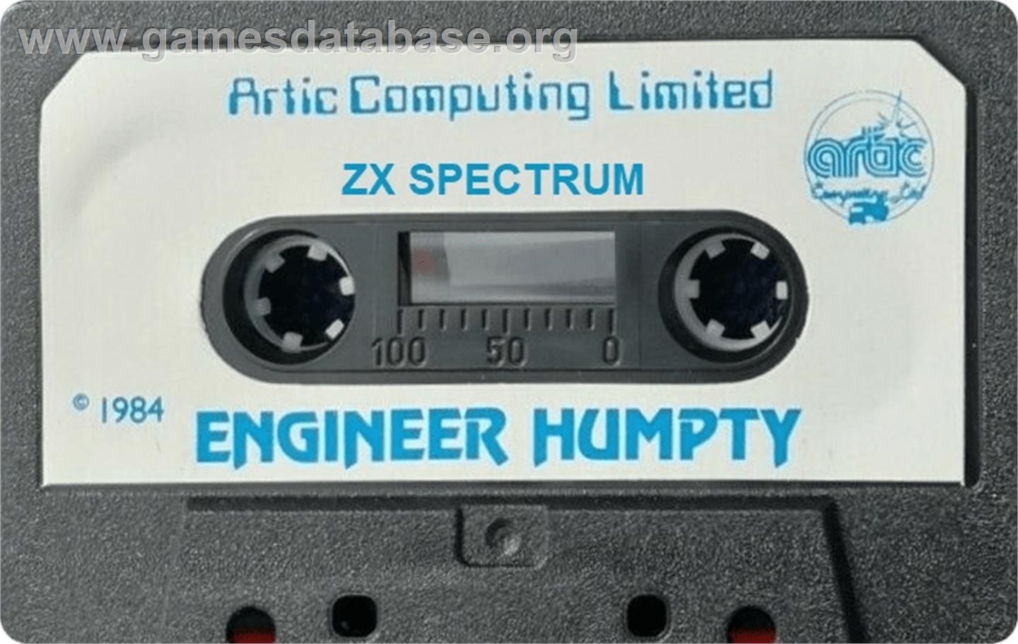 Engineer Humpty - Sinclair ZX Spectrum - Artwork - Cartridge