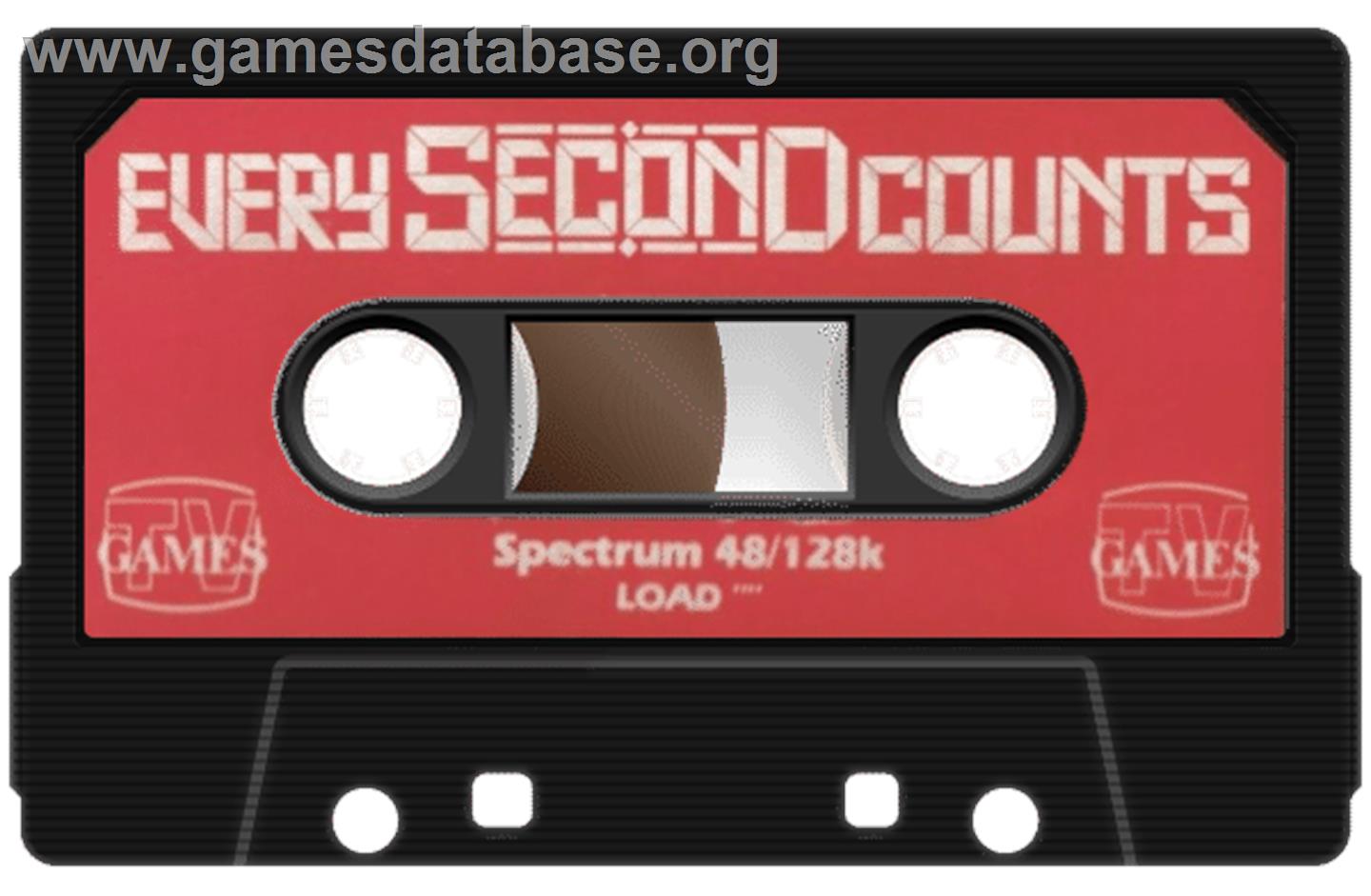Every Second Counts - Sinclair ZX Spectrum - Artwork - Cartridge