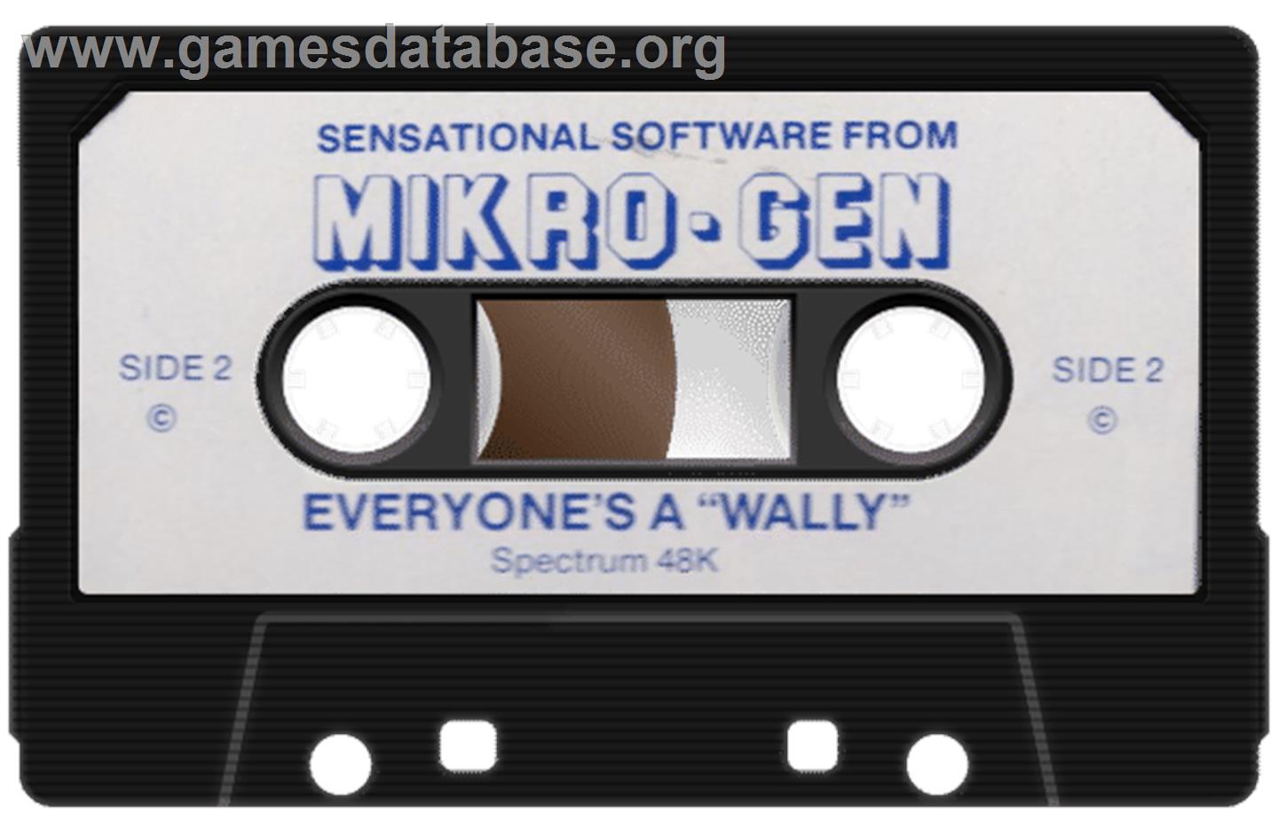 Everyone's A Wally (The Life of Wally) - Sinclair ZX Spectrum - Artwork - Cartridge