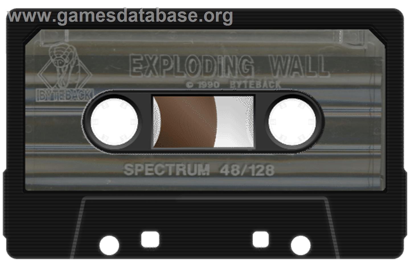 Exploding Wall - Sinclair ZX Spectrum - Artwork - Cartridge