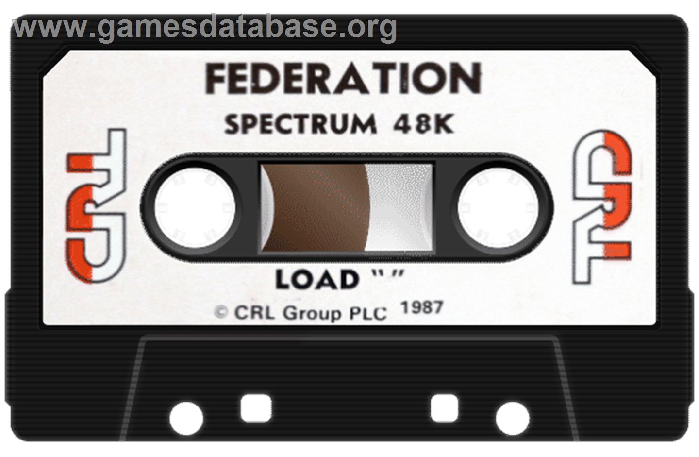 Federation - Sinclair ZX Spectrum - Artwork - Cartridge